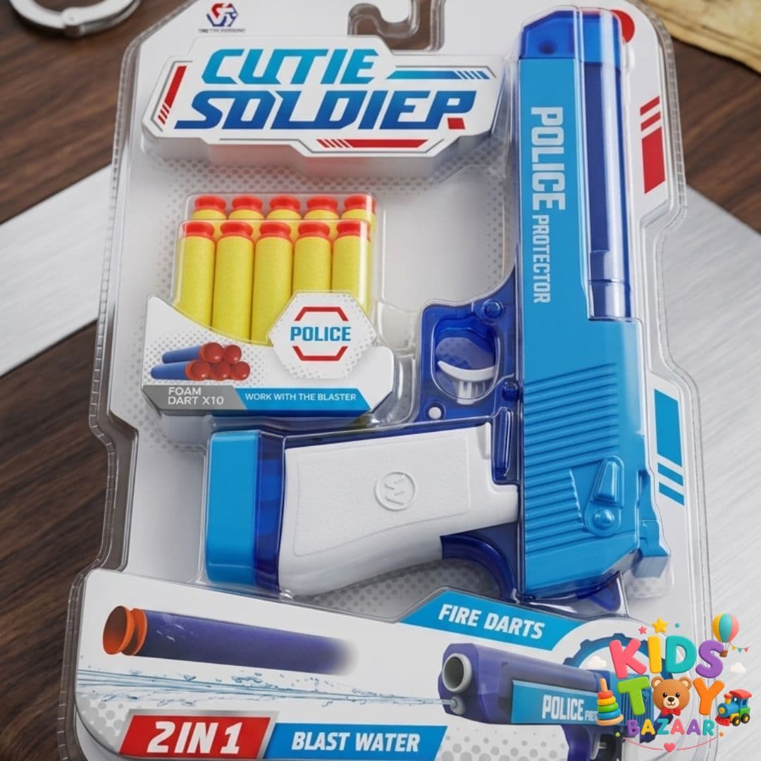 Police Protector: 2-in-1 tactical blaster 