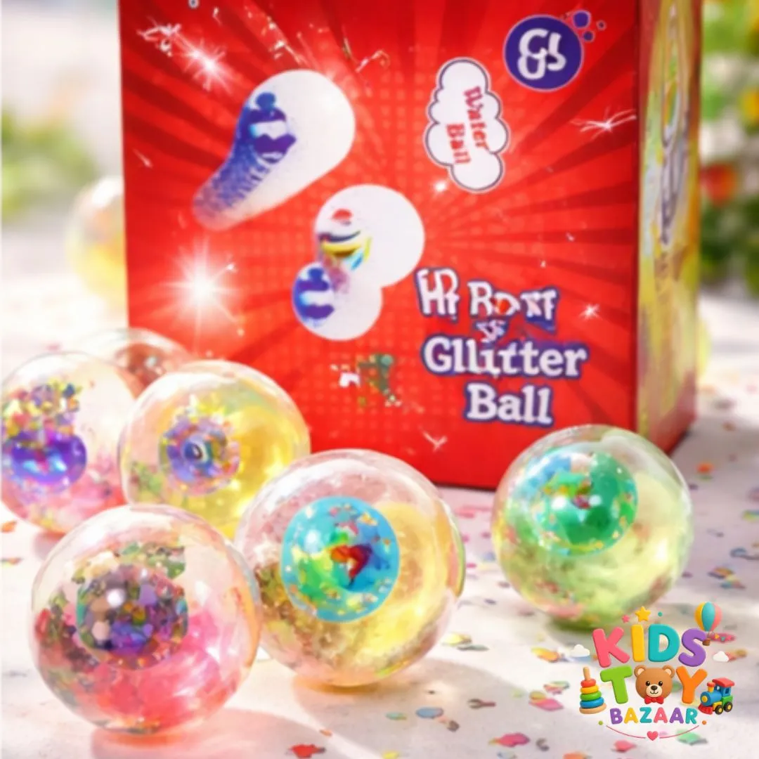 Crystal Glitter Bounce Balls