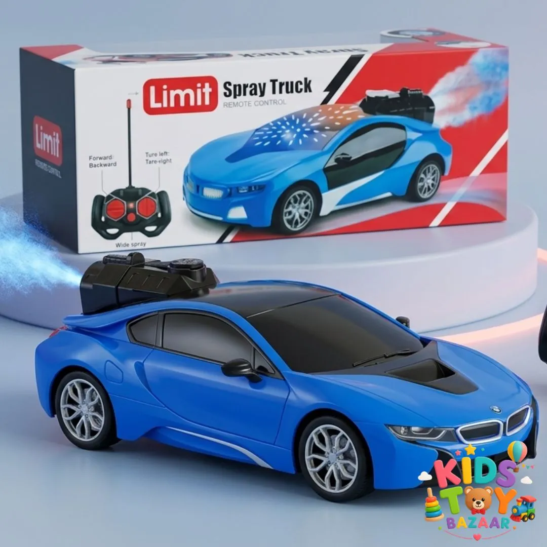 High-Speed RC Sports Car with LED & Mist Effects - view 3