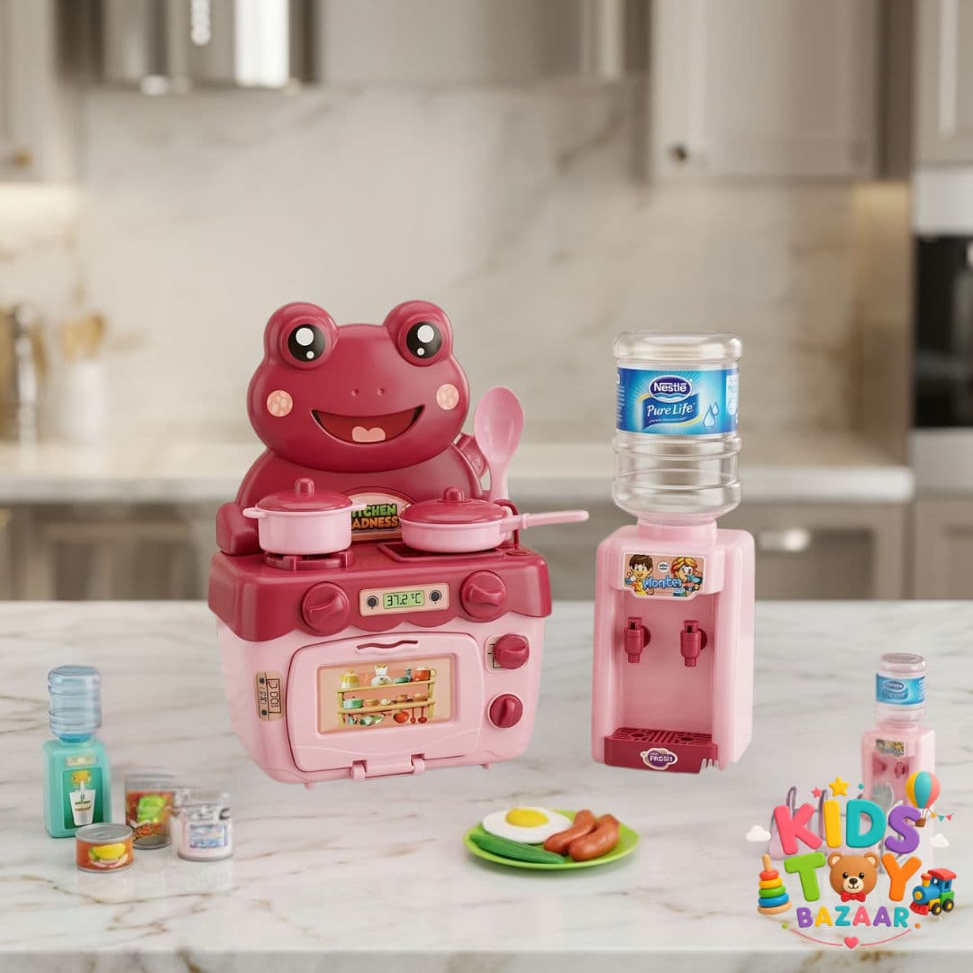 "Home Kitchen" & Water Dispenser Play Set!