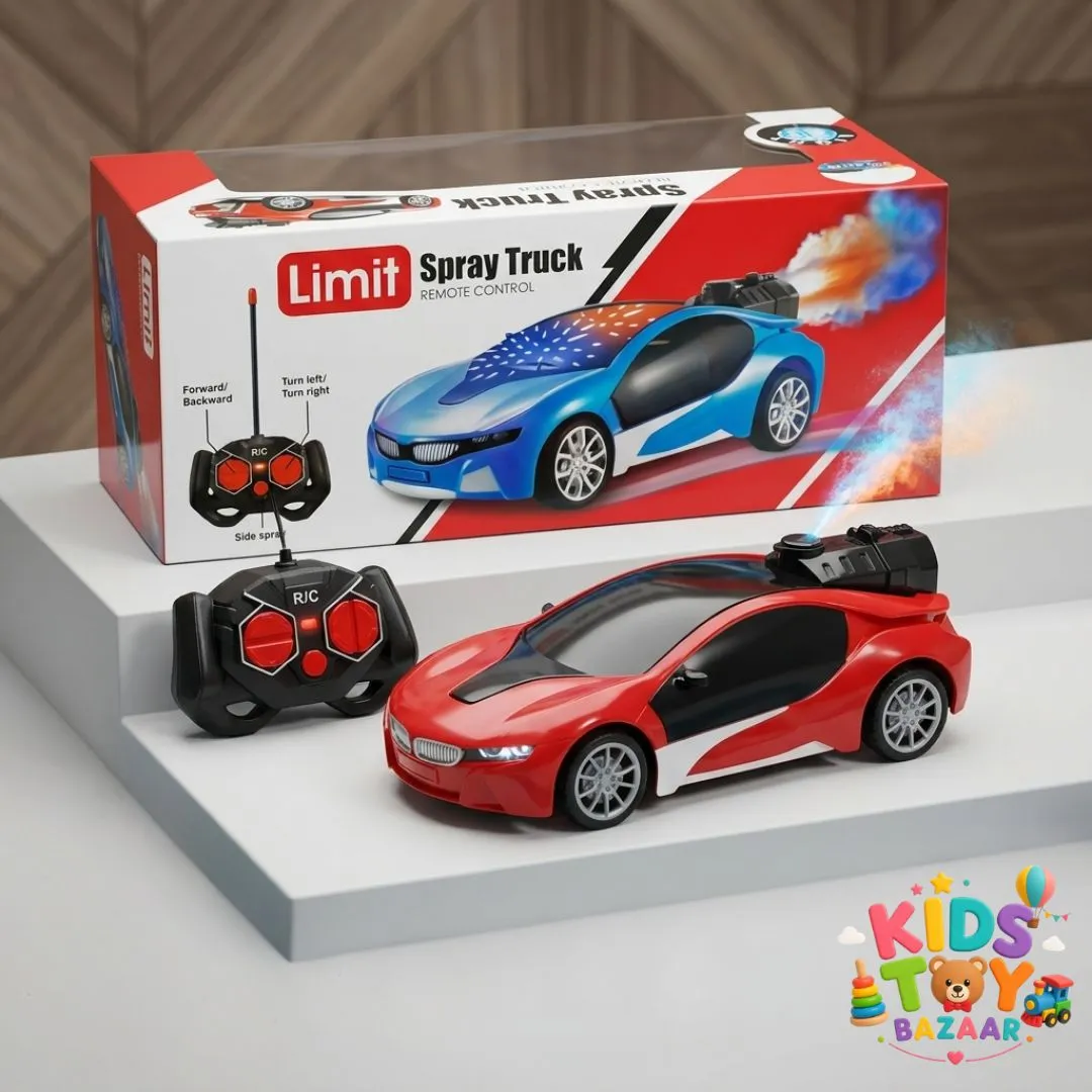 High-Speed RC Sports Car with LED & Mist Effects - view 2