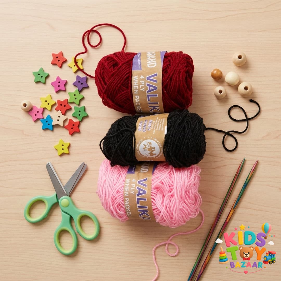 3-Color Craft Yarn Set