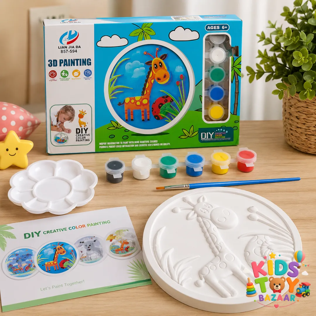 🦒 DIY 3D Giraffe Painting Kit