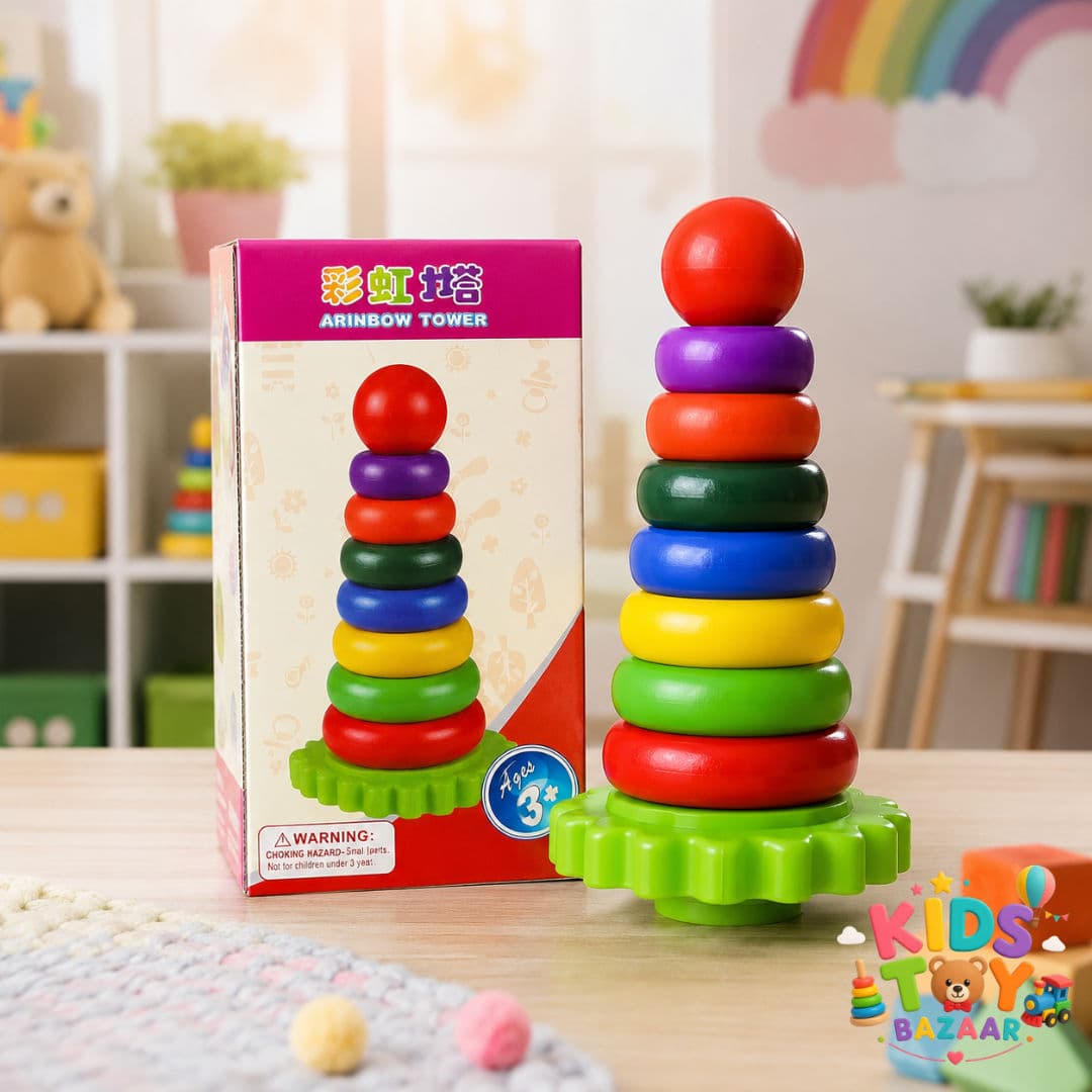 Rainbow Stacking Tower