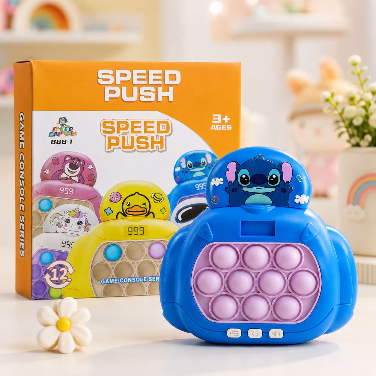 Speed Push Light-Up Pop Game Console