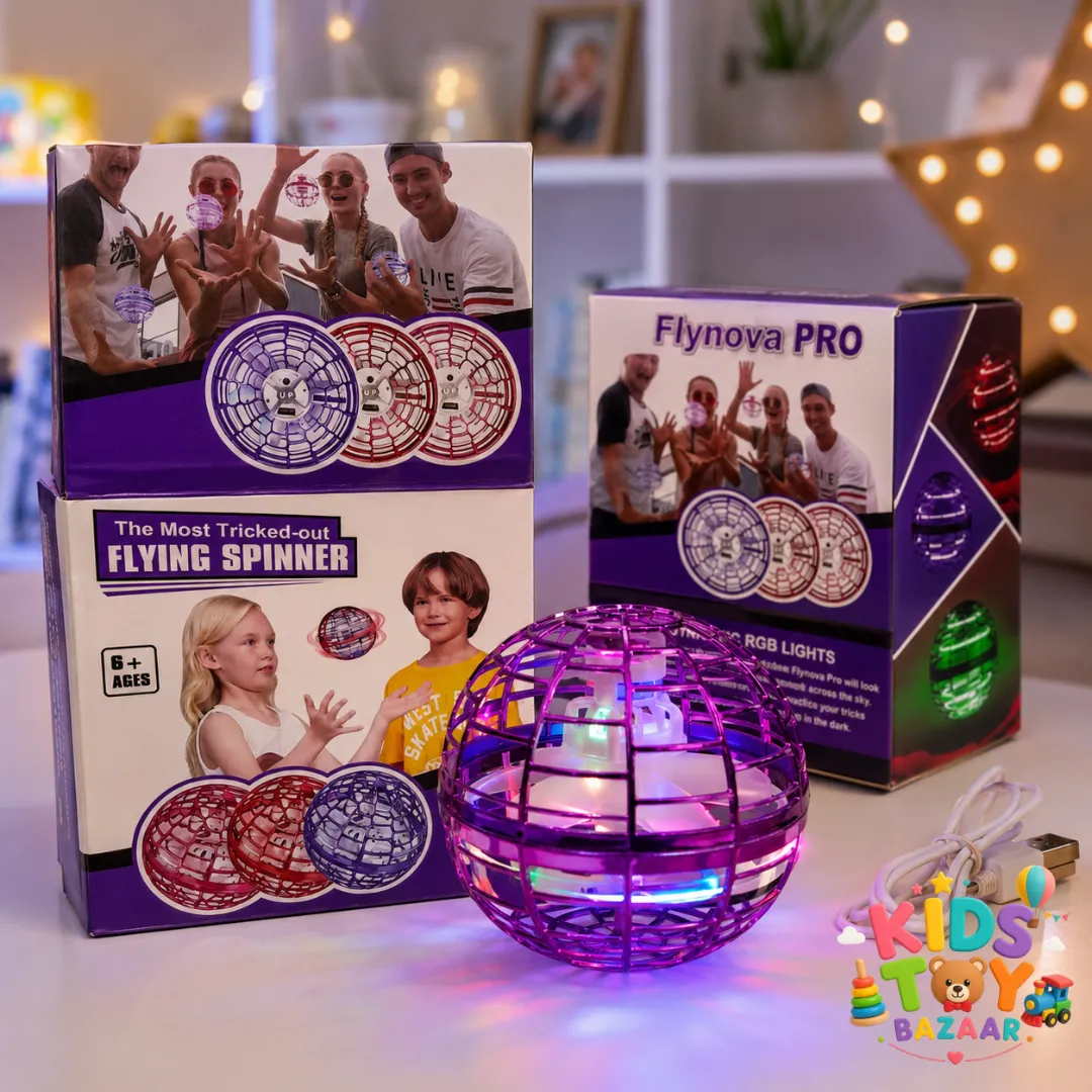 Flying Spinner – Light-Up Hand-Controlled Toy
