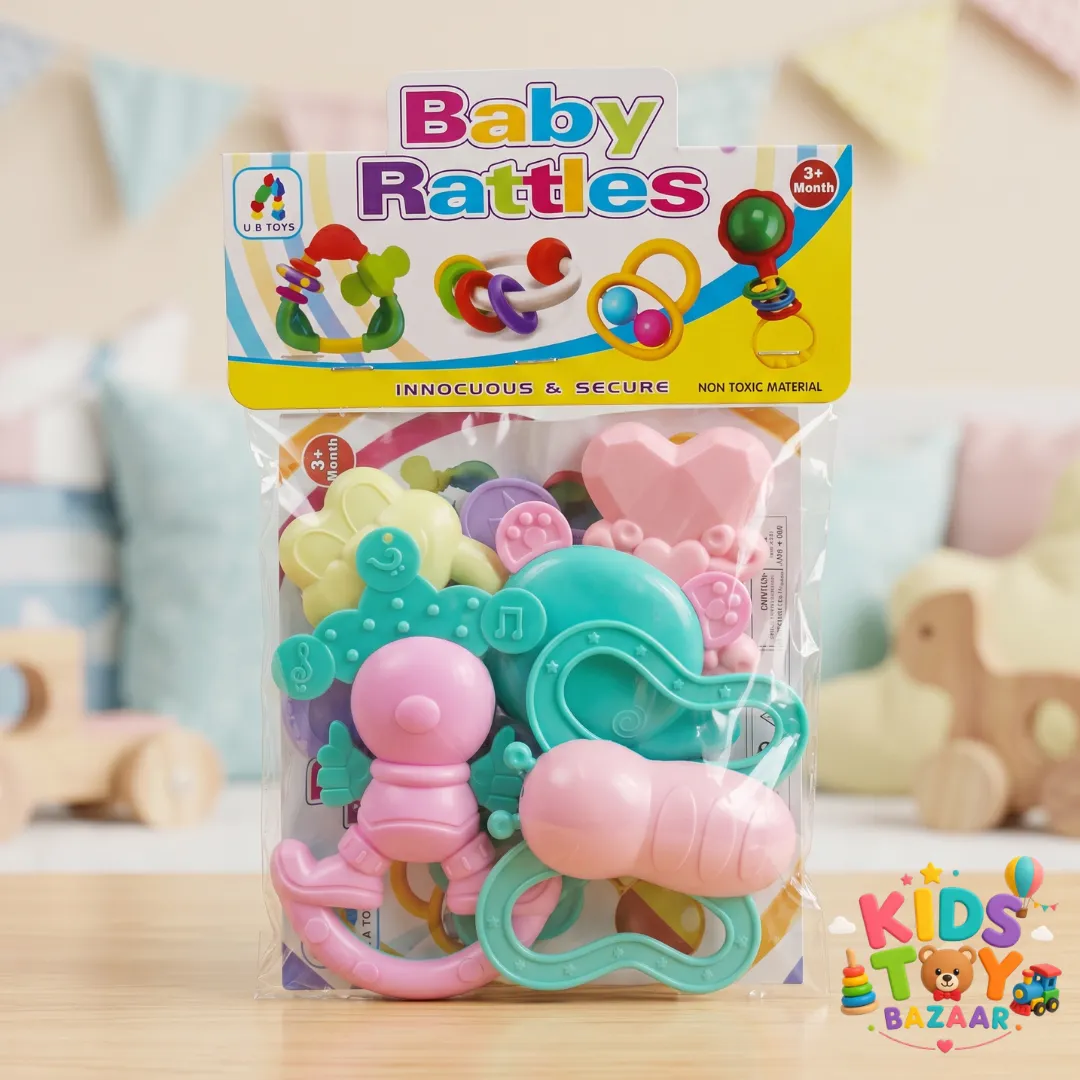 Shake & Soothe Baby Rattle Set - Activity Toys
