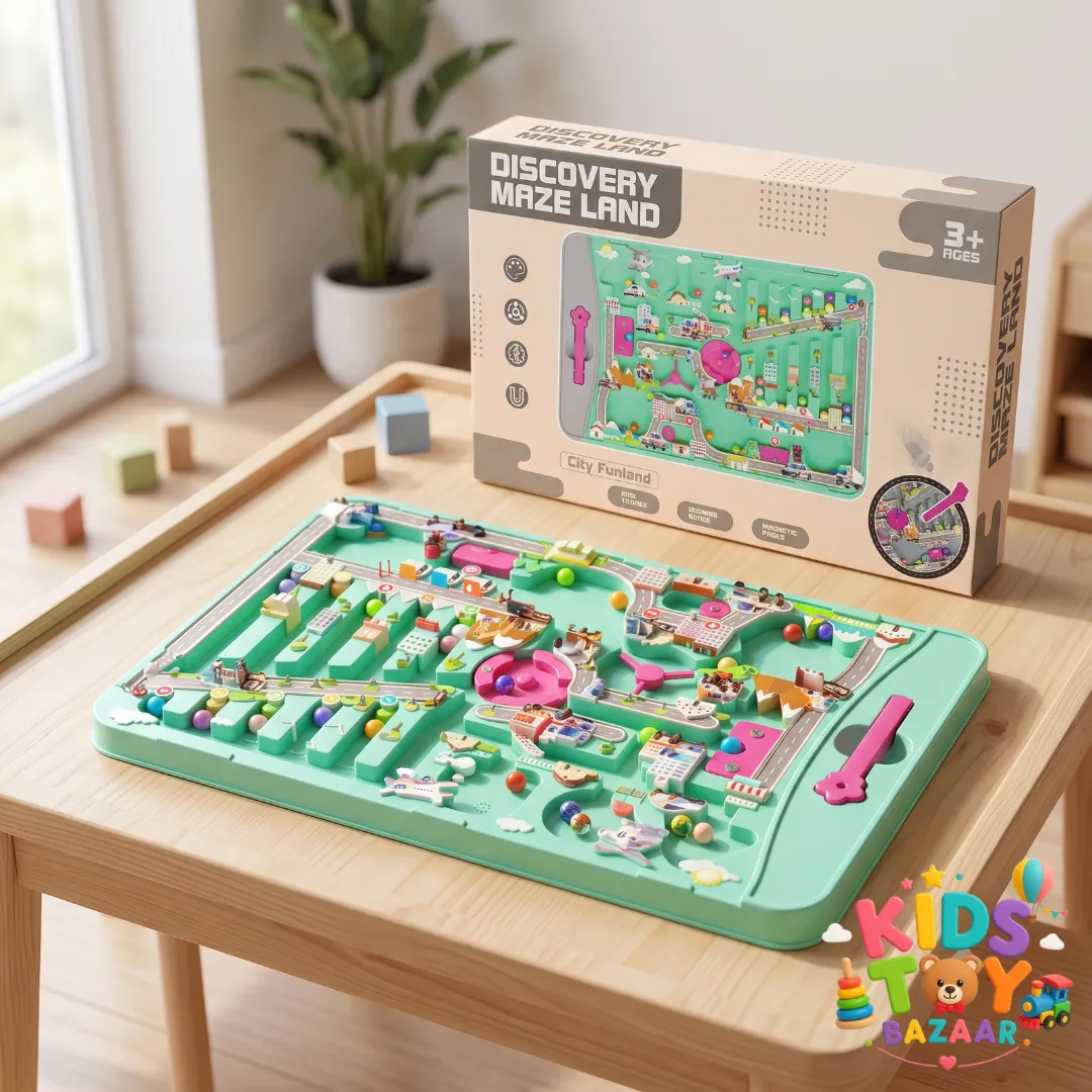City Maze 2-in-1 Dual Play Activity Board